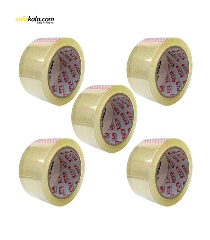 چسب پهن رازی مدل 001 عرض 4.8 سانتی متر مجموعه 5 عددی