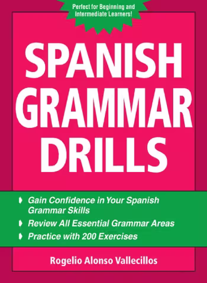 خرید و دانلود نسخه کامل کتاب Spanish Grammar Drills (Drills Series)