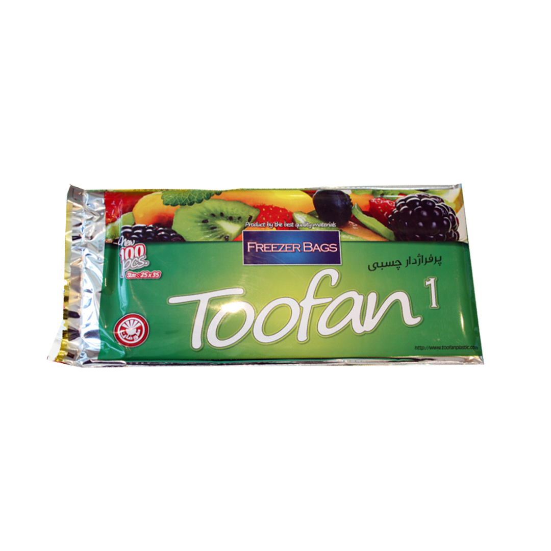 کیسه فریزر طوفان کد CH1 بسته 100 عددی