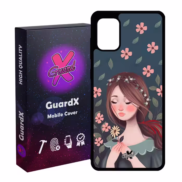 کاور گارد ایکس طرح Girl مدل Glass10332 مناسب برای گوشی موبایل سامسونگ Galaxy A31