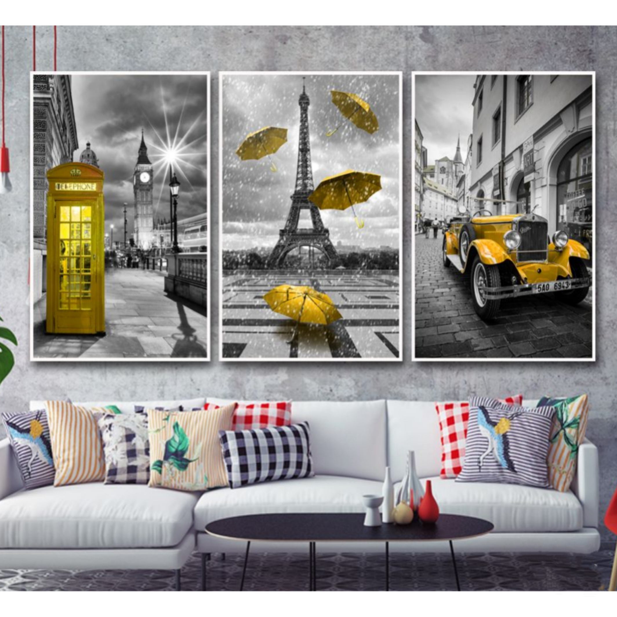 تابلو مدل دکوراتیو کد 1123 بسته 3 عددی