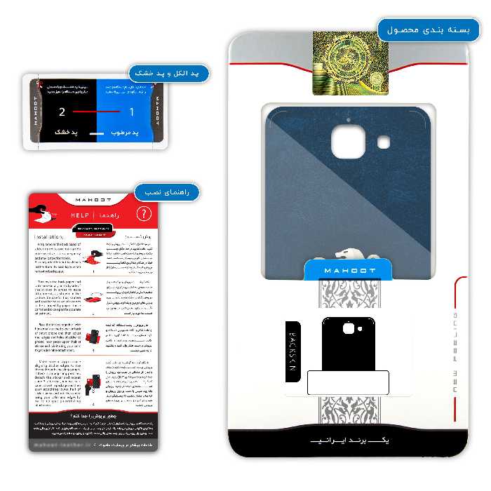 برچسب پوششی ماهوت مدل Peugeot-Logo مناسب برای گوشی موبایل هوآوی Ascend G730