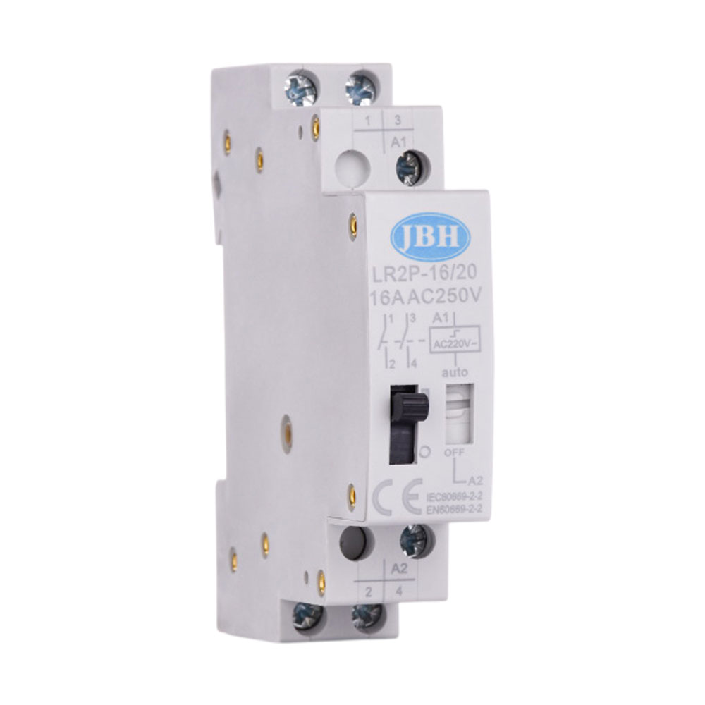 رله ضربهای 2 پل 16 آمپر دستی و اتوماتیک JBH مدل 1NO+1NC کد RL21611A