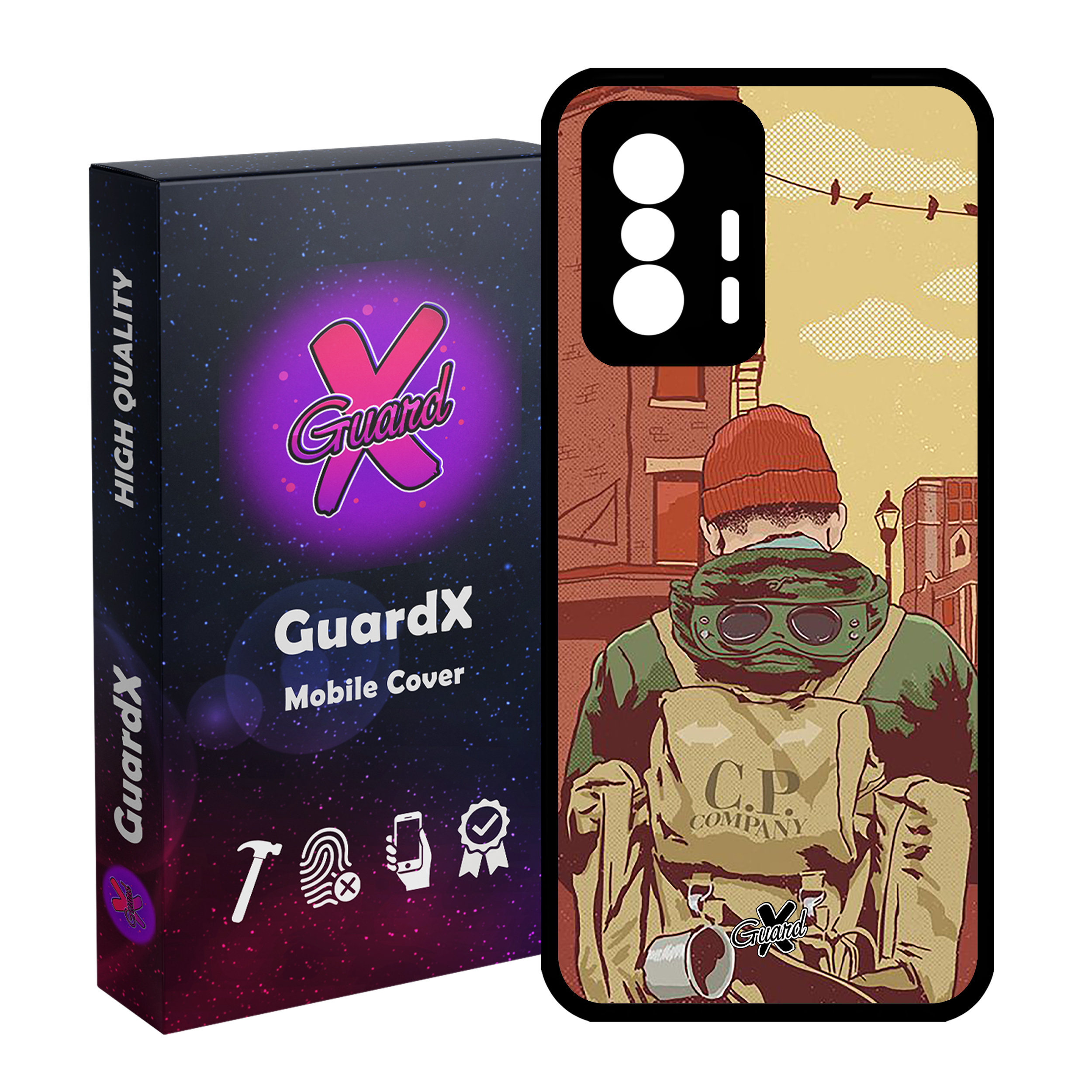 کاور گارد ایکس طرح Man مدل Glass10348 مناسب برای گوشی موبایل شیائومی 11T Pro / 11T