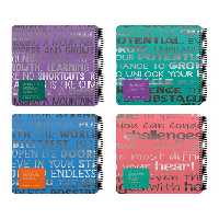 دفتر 100 برگ وزیری جلد سخت تایپ متالایز