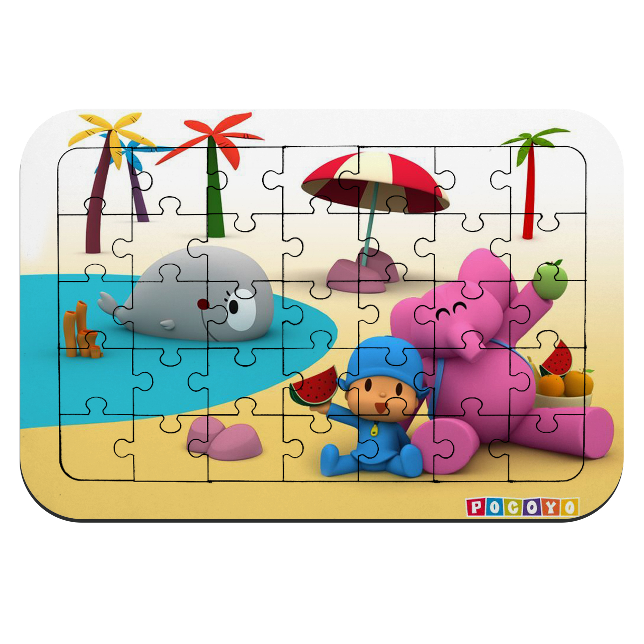 پازل 35 تکه طرح انیمیشن پوکویو مدل NI830