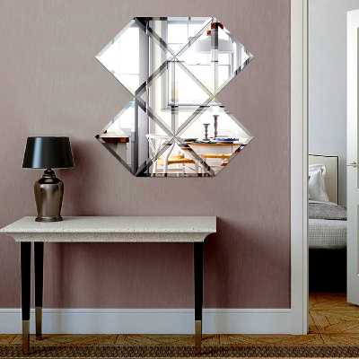 آینه مدل مربع لوزی WE0011