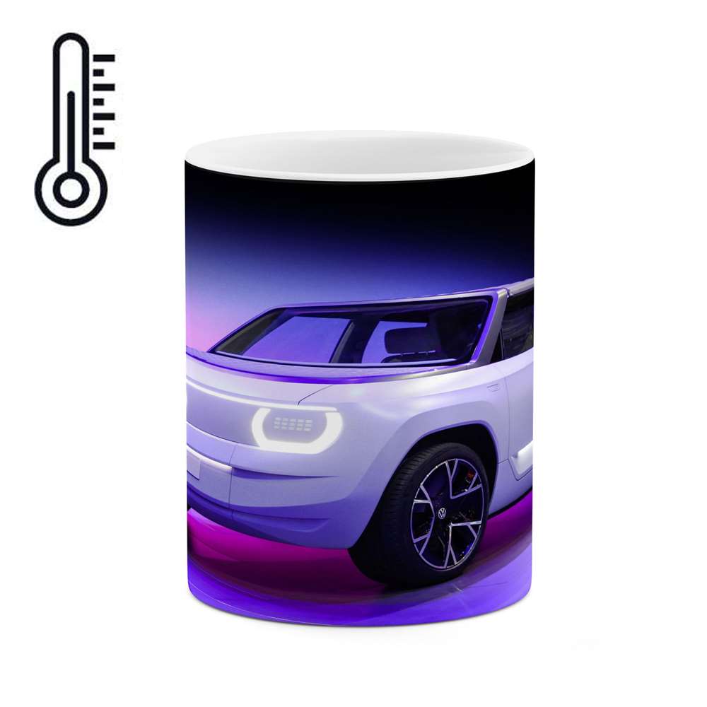 ماگ حرارتی کاکتی طرح ماشین مدل mgh16398