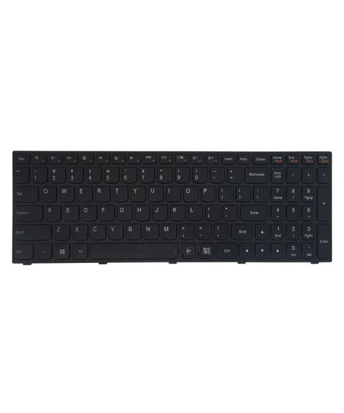 کیبورد لپ تاپ لنوو مدل IdeaPad G50-70 مشکی بدون بک لایت با فریم