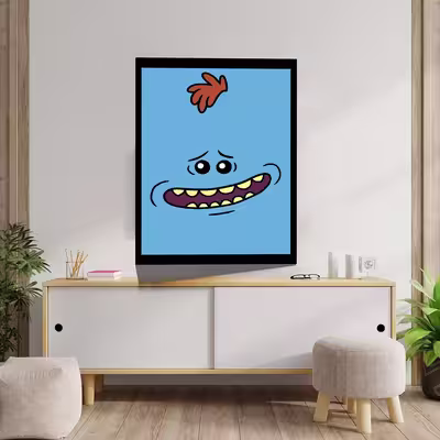 تابلو مدل Rick &amp; Morty کد F-1038