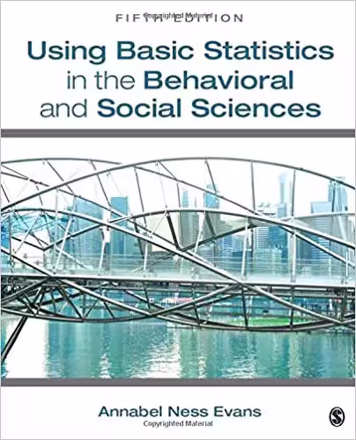 خرید و دانلود نسخه کامل کتاب Using Basic Statistics in the Behavioral and Social Sciences (5th Edition) -   pdf