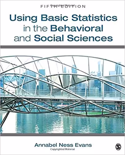 خرید و دانلود نسخه کامل کتاب Using Basic Statistics in the Behavioral and Social Sciences (5th Edition) -   pdf