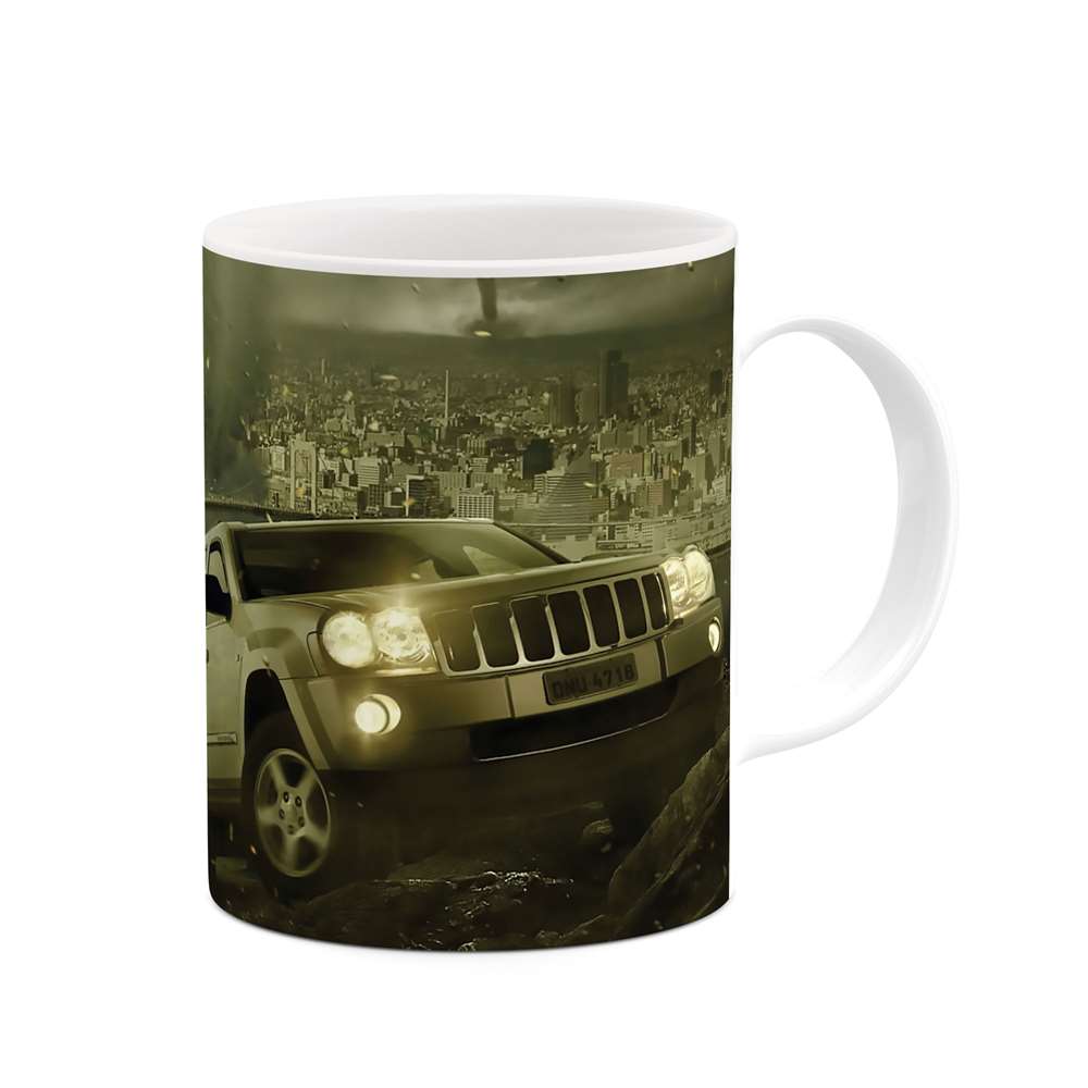 ماگ طرح ماشین در شهر سوخته مدل mgs05001