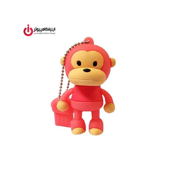 فلش مموری عروسکی کینگ فست مدل MO-14 طرح میمون ظرفیت 32 گیگابایت