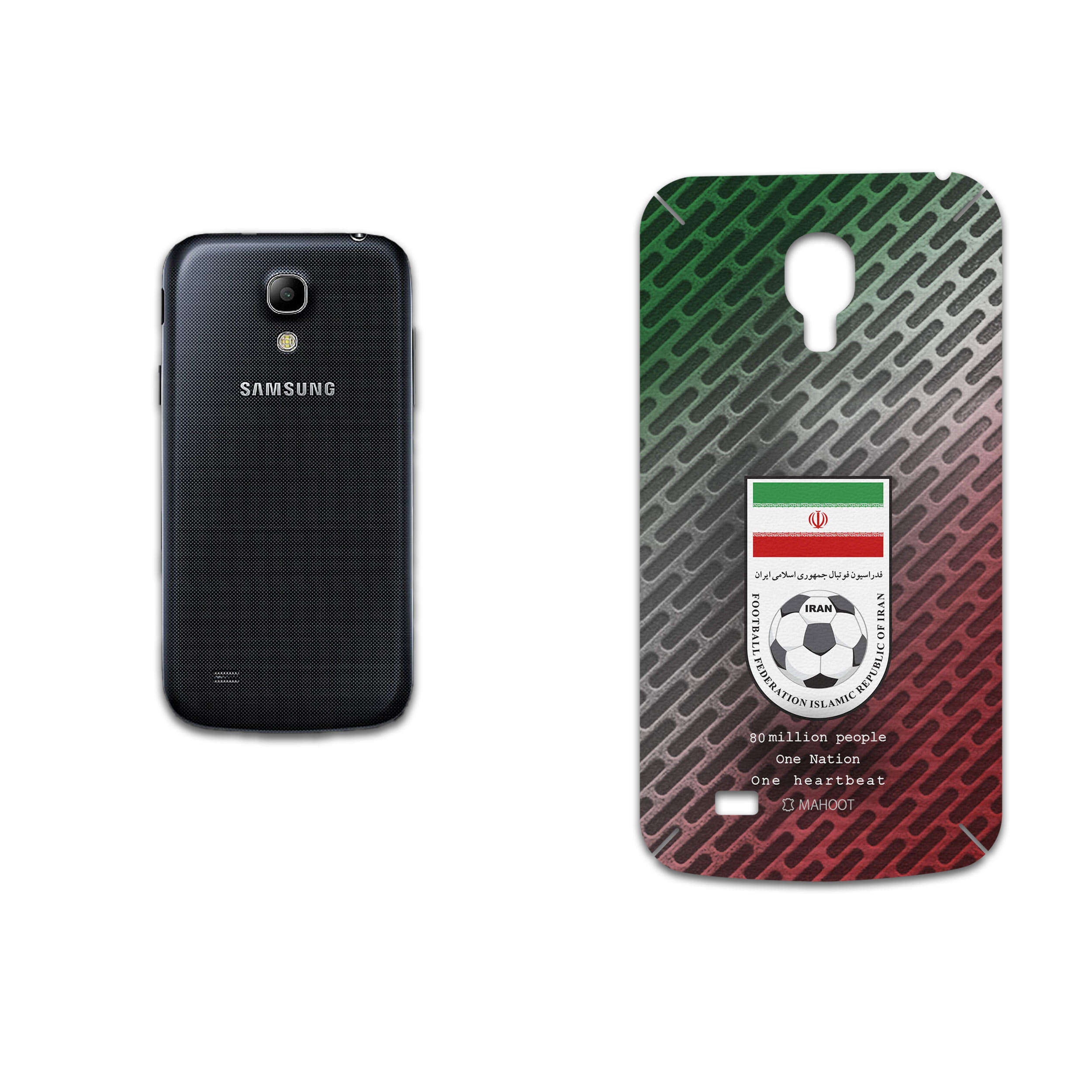 برچسب پوششی ماهوت مدل Iran-National-Football-Team مناسب برای گوشی موبایل سامسونگ Galaxy S4 mini