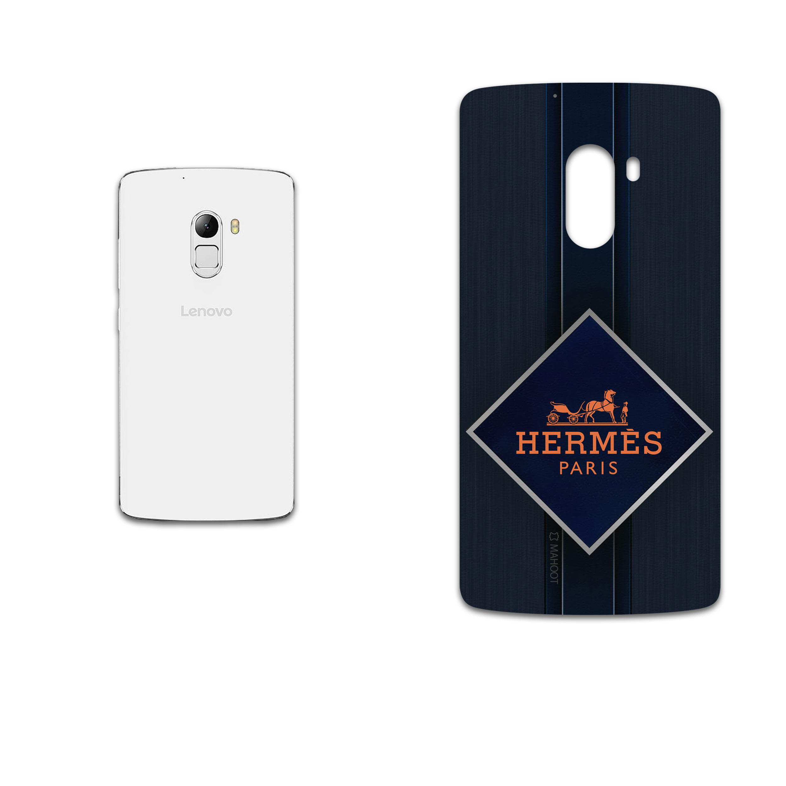 برچسب پوششی ماهوت مدل Hermes-Logo مناسب برای گوشی موبایل لنوو A7010