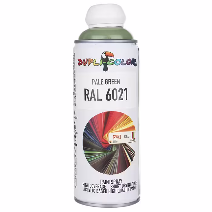 اسپری رنگ سبز کمرنگ دوپلی کالر مدل RAL 6021 حجم 400 میلی لیتر