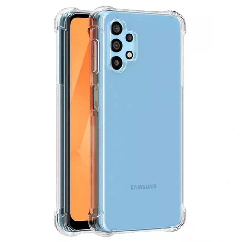 گارد شفاف ایربگ دار برای گوشی Samsung Galaxy A32 5G مدل ژله ای محافظ لنزدار
