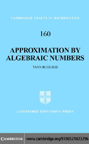 خرید و دانلود نسخه کامل کتاب Approximation by Algebraic Numbers