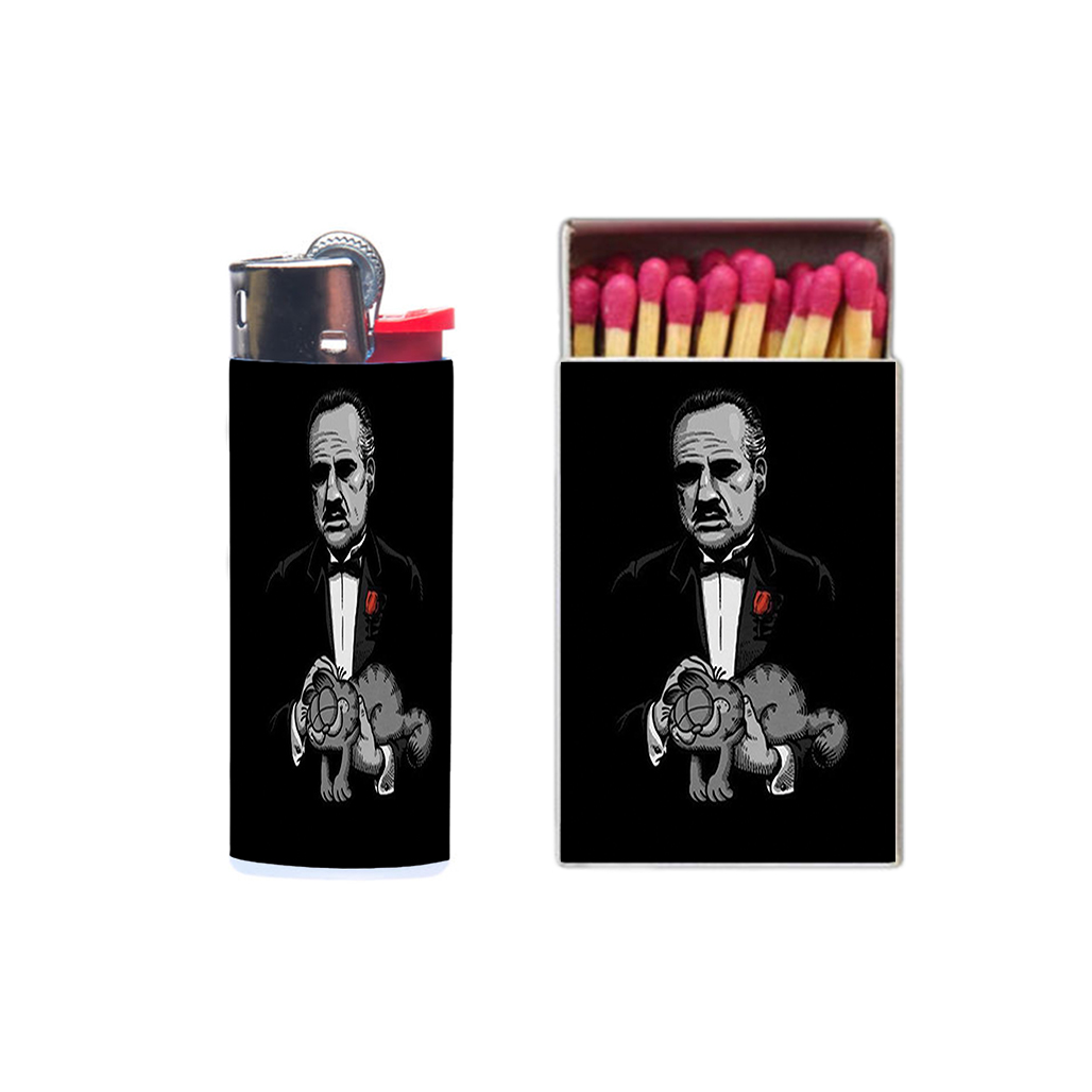 فندک مدل پدرخوانده کد 708 به همراه کبریت