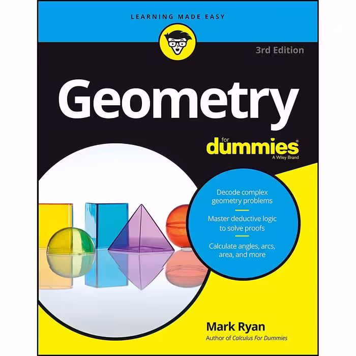 کتاب Geometry For Dummies اثر Mark Ryan انتشارات For Dummies