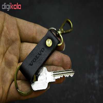 جاسوئیچی خودرو چرمینه اسپرت طرح ولوو کد 38JKS