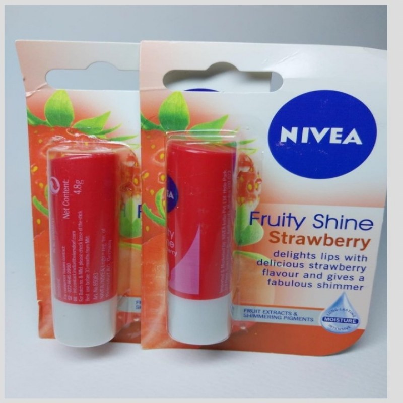 بالم لب NIVEA مدل strawberry