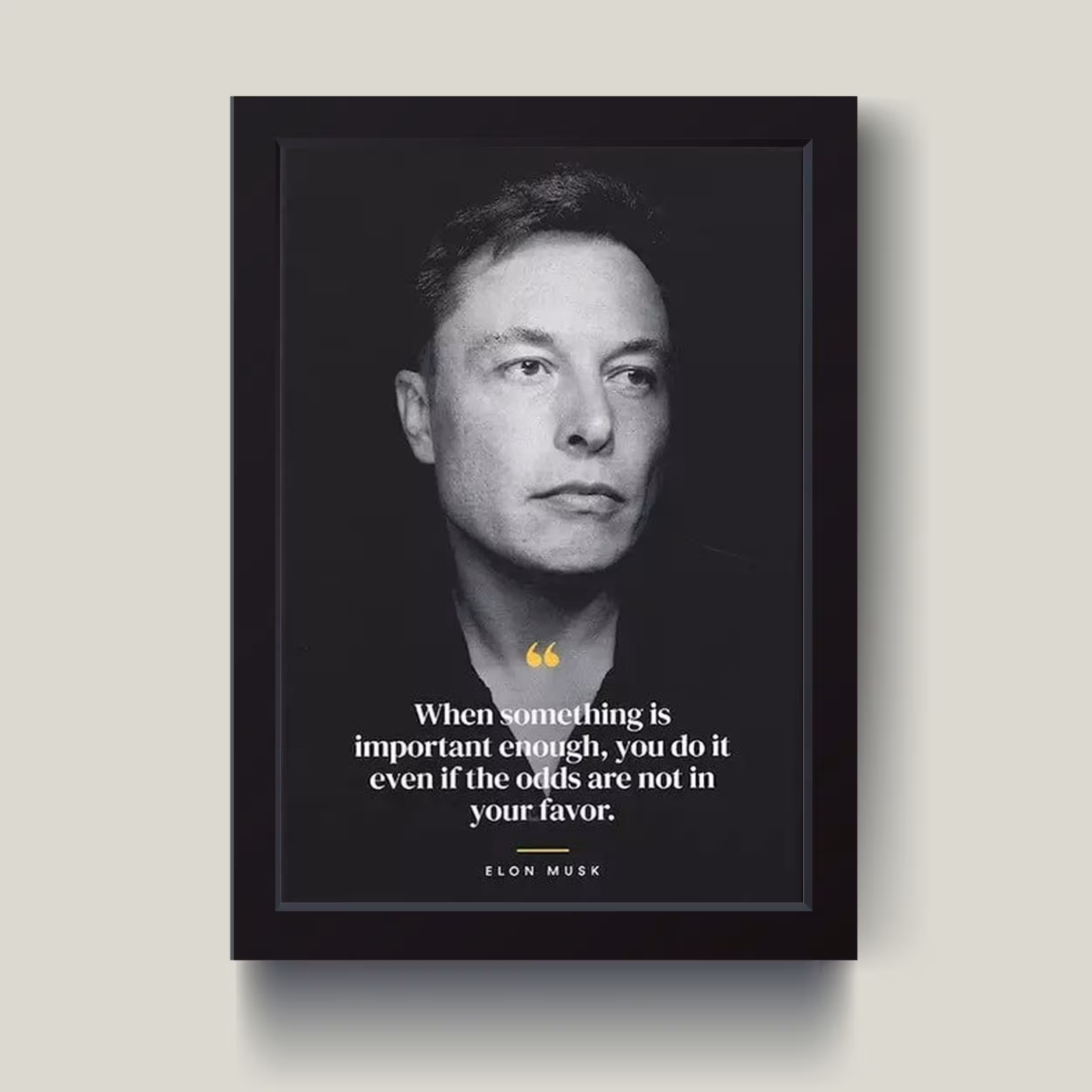 تابلو مدل انگیزشی ایلان ماسک Elon musk کدS1631-b