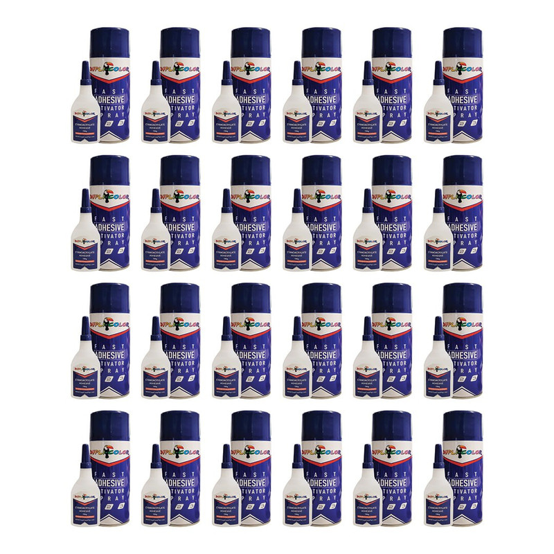 اسپری چسب دوپلی کالر مدل 123حجم 400 میلی لیتر مجموعه 24 عددی