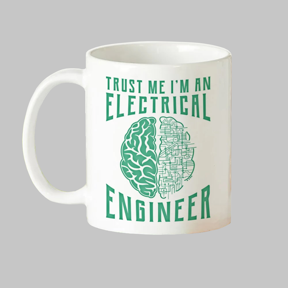 ماگ طرح دانشجو مهندسی برق