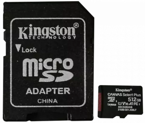 مموری کارت 512 گیگابایت Kingston مدل  Canvas Select Plus