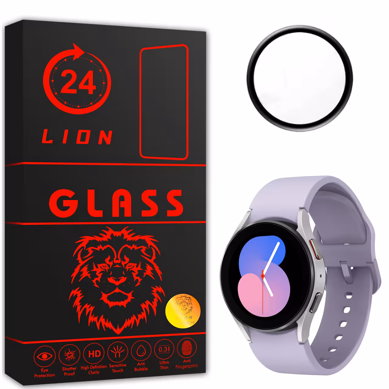 محافظ صفحه نمایش لاین مدل RT007 مناسب برای ساعت هوشمند سامسونگ Galaxy Watch 5 40mm