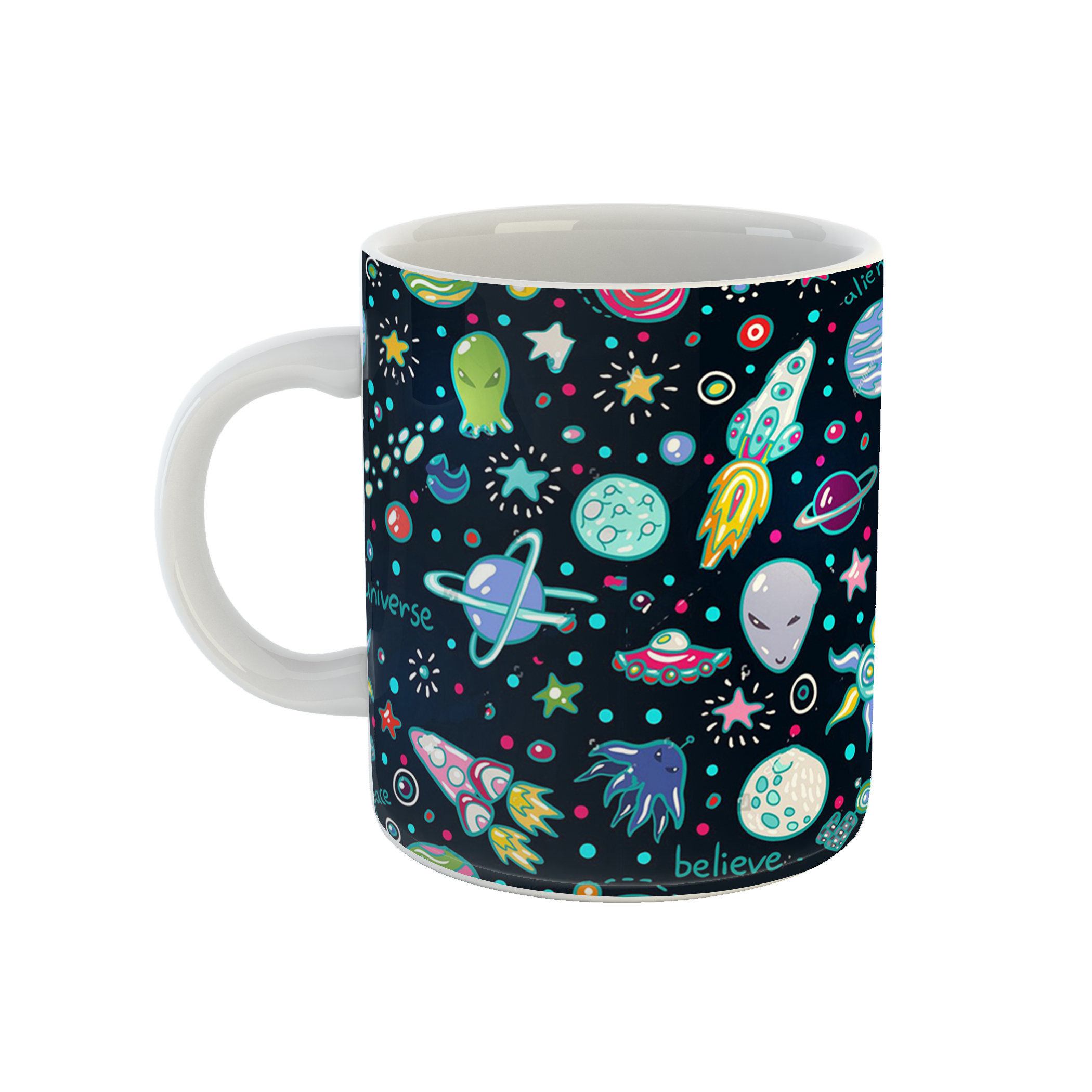 ماگ طرح کهکشان کارتونی کد 03