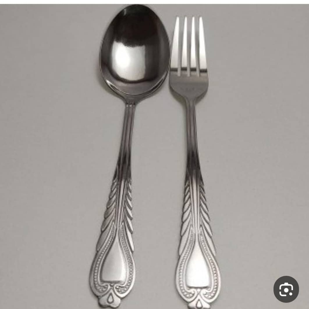 قاشق و چنگال طرح دل
