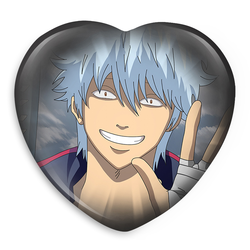 پیکسل خندالو طرح گینتاما انیمه گینتاما مدل قلبی کد 12969