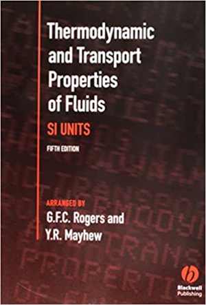 󾕇 دانلود کتاب Thermodynamic And Transport Properties Of Fluids, 5th ed, 1995 - دانلود کتاب های دانشگاهی
