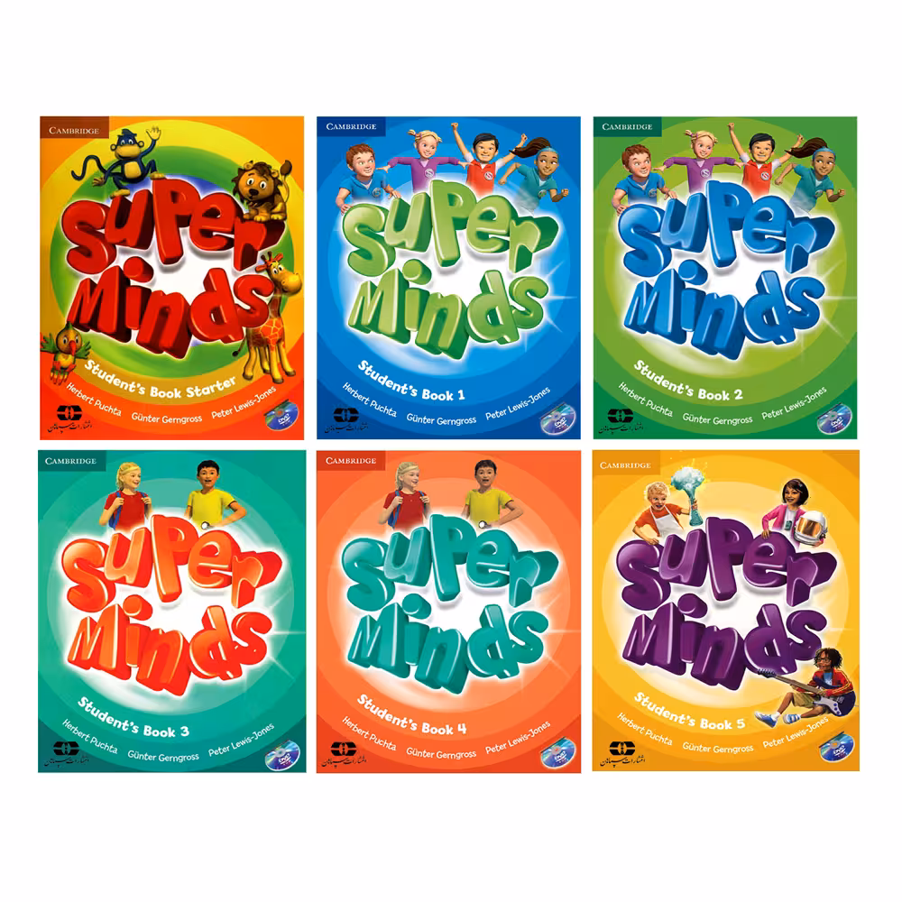 کتاب Superminds اثر جمعی از نویسندگان انتشارات سپاهان 6 جلدی