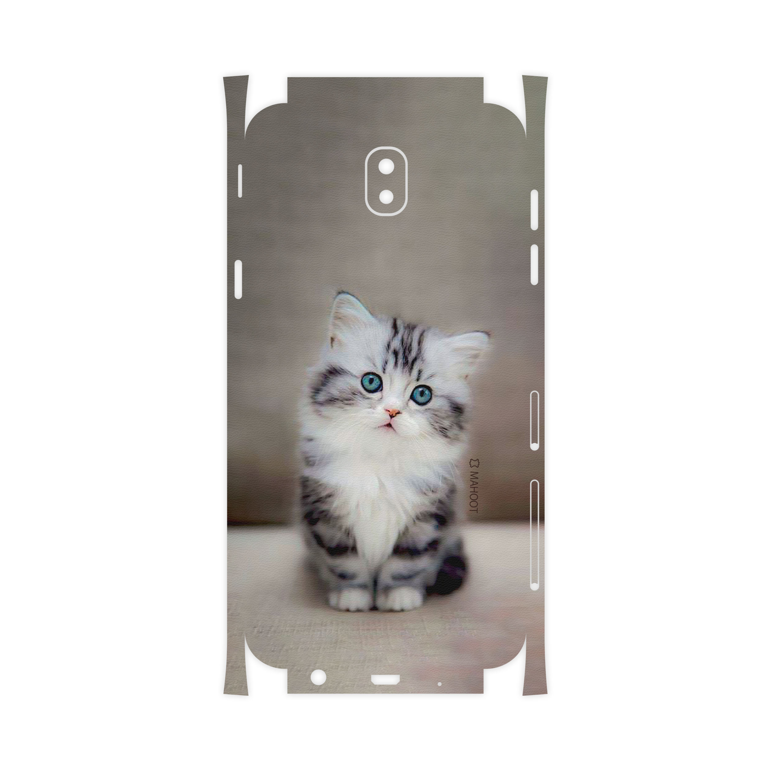 برچسب پوششی ماهوت مدل Cat-2-FullSkin مناسب برای گوشی موبایل سامسونگ Galaxy J5 Pro