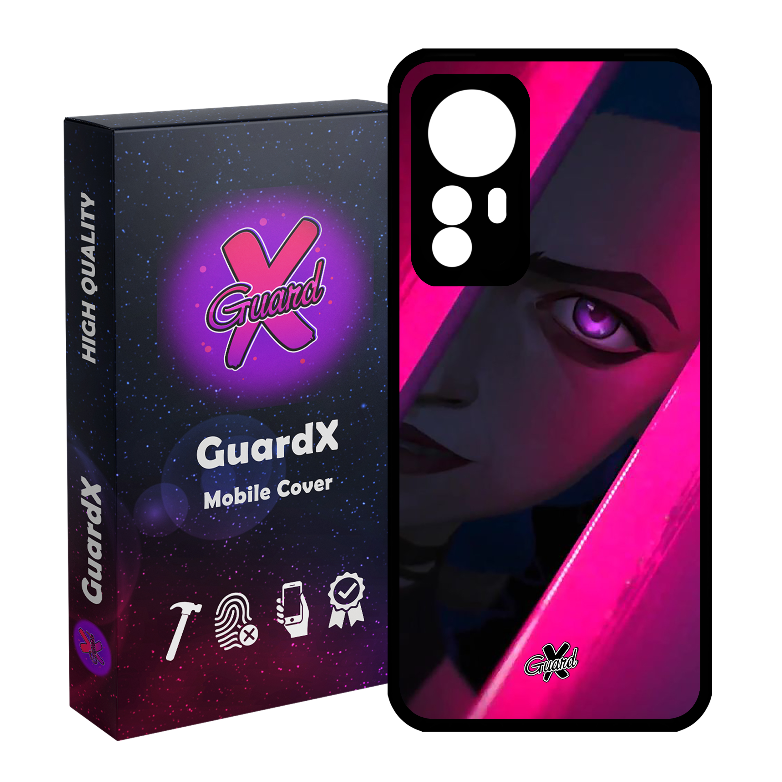 کاور گارد ایکس طرح کارل مدل Glass10419 مناسب برای گوشی موبایل شیائومی Mi 12 Pro/Mi 12S Pro