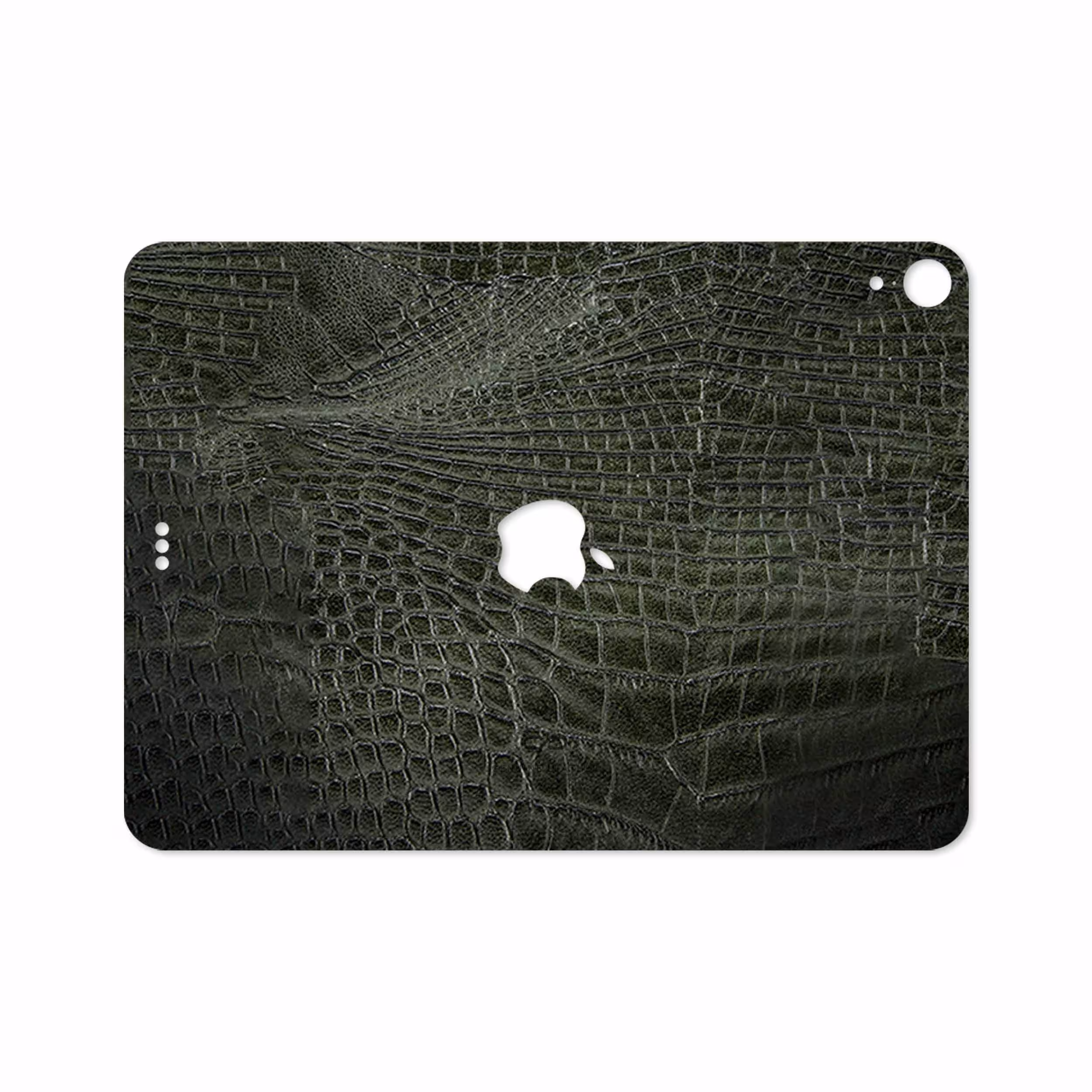 برچسب پوششی ماهوت مدل Green-Crocodile-Leather مناسب برای تبلت اپل iPad Pro 11 2018 A1934