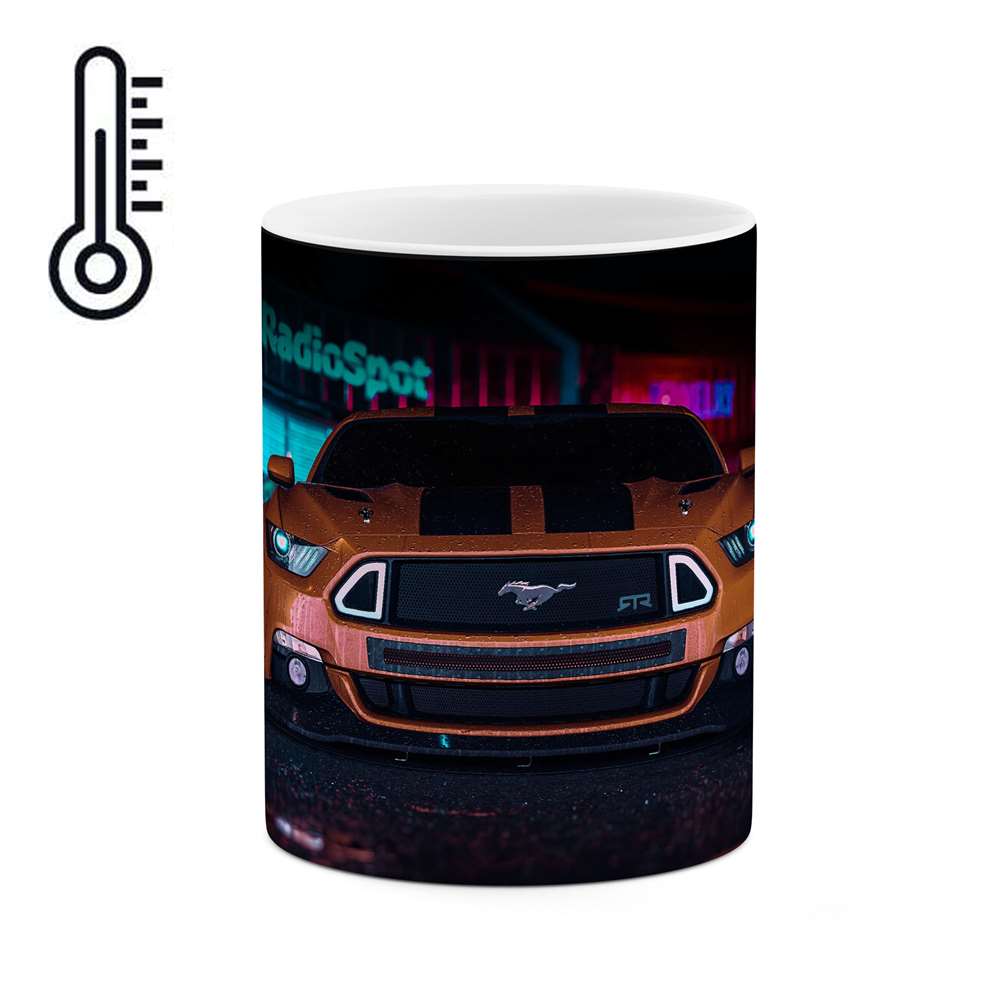 ماگ حرارتی طرح ماشین mustang مدل mgph11217