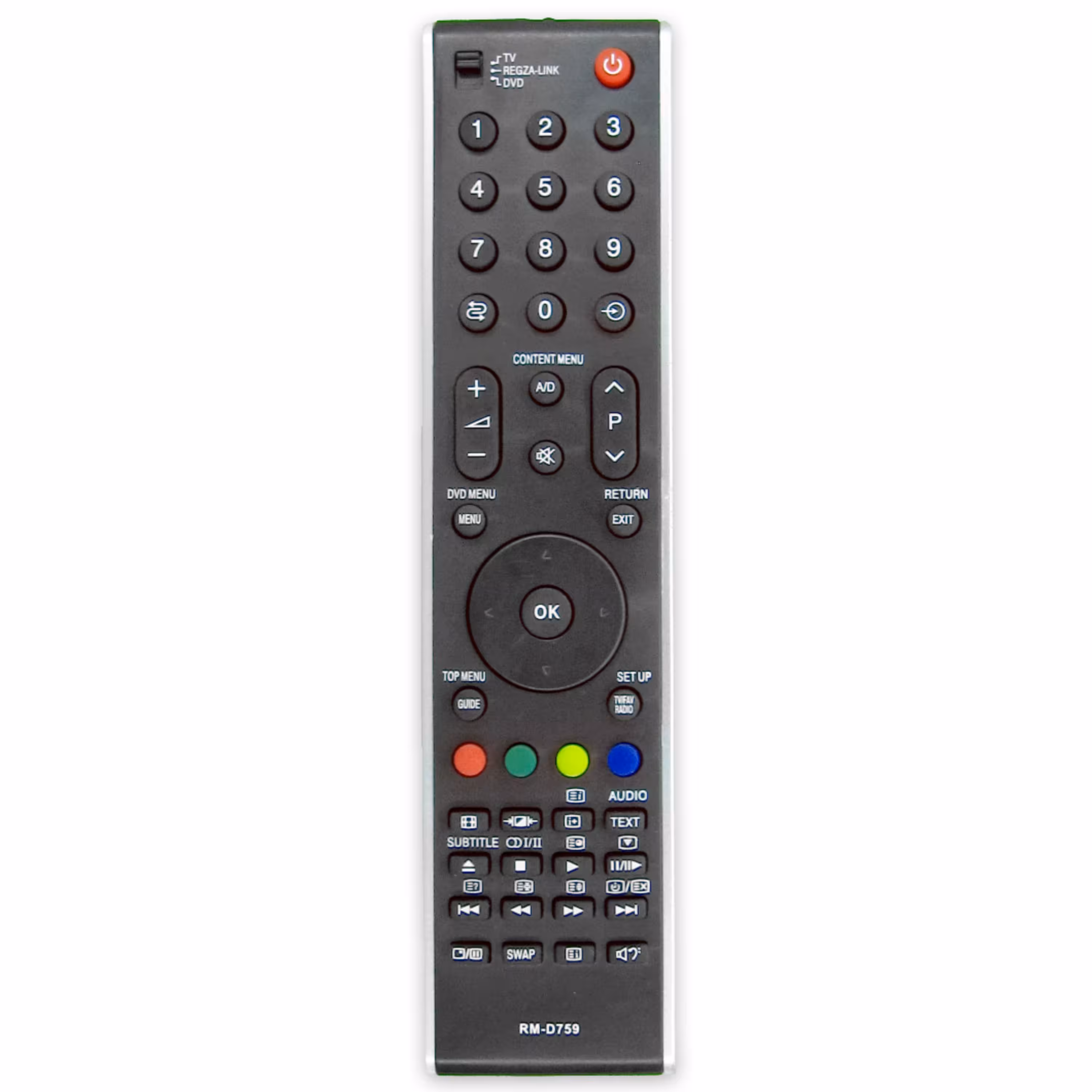 کنترل تلویزیون ال ای دی توشیبا TOSHIBA LED مدل RM-D759