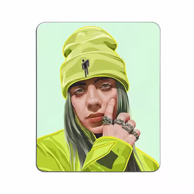 ماوس پد طرح Billie Eilish کد 3293