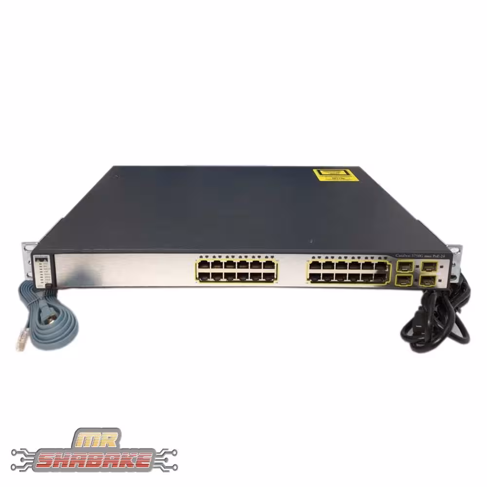 قیمت و خرید سوئیچ سیسکو WS-C3750G-24PS-S | مستر شبکه