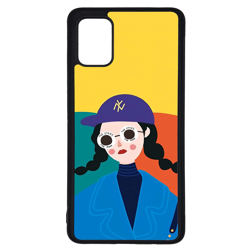 کاور طرح دختر کد G-080 مناسب برای گوشی موبایل سامسونگ Galaxy A51 | دیجی قاب دونی