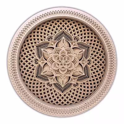 دیوارکوب مدل آمور سه بعدی