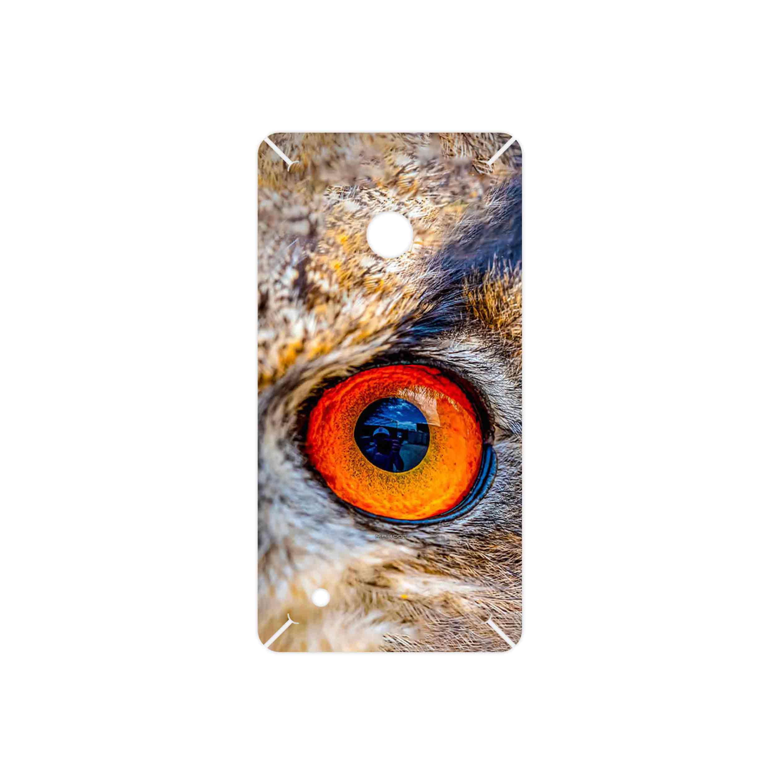 برچسب پوششی ماهوت مدل Owl eyes مناسب برای گوشی موبایل نوکیا Lumia 530