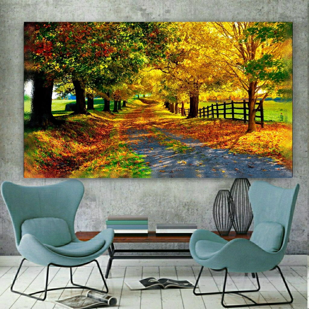  تابلو بوم طرح طبیعت مدل SDP150