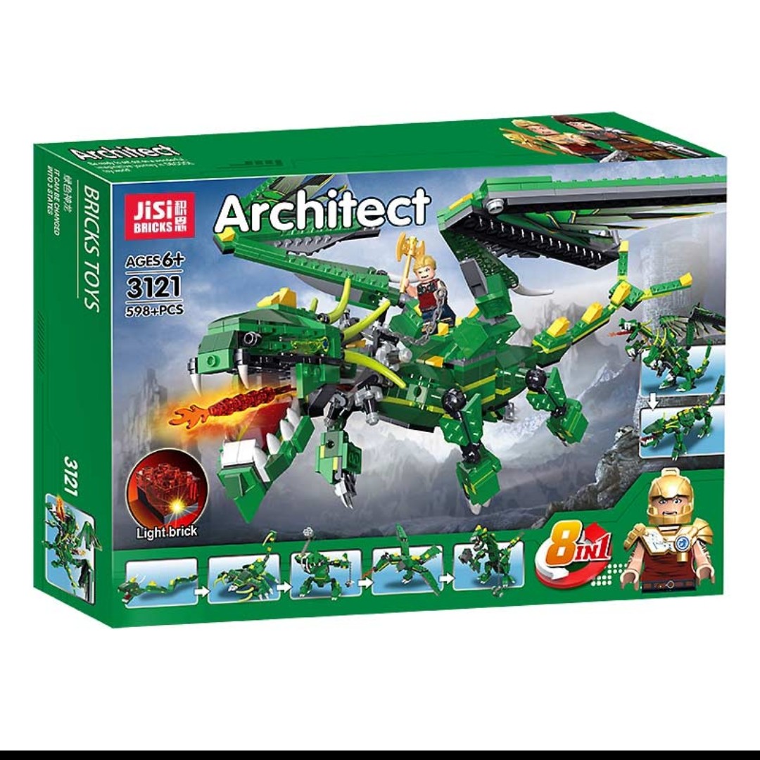 لگو اژدها 8مدل 598قطعه