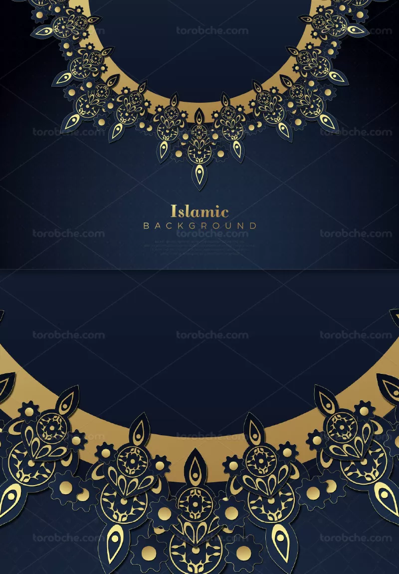 وکتور طرح پس زمینه اسلیمی | گرافیک با طعم تربچه